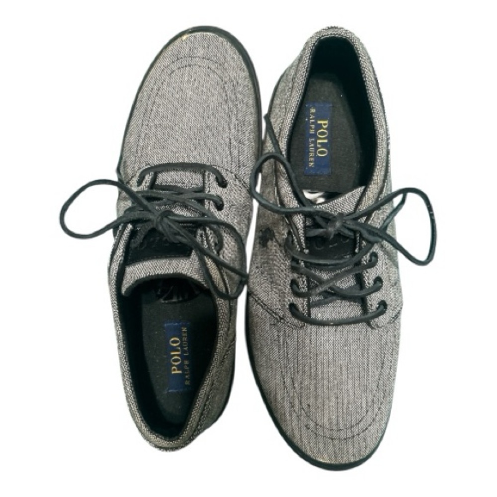 Polo by Ralph Lauren Black and Gray Men's Sneakers - Picture 3 of 9